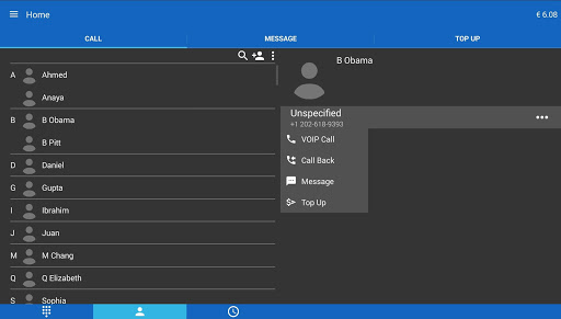 Screenshot of CallPirates - Cheap calls
