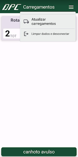 DPC Canhotos Screen 2