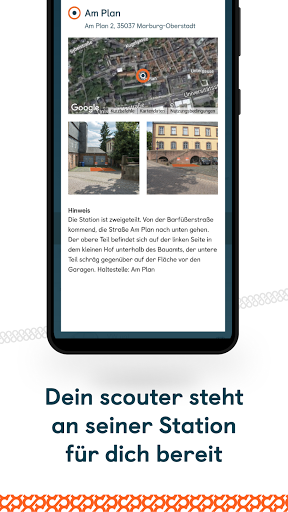 scouter Carsharing Screenshot