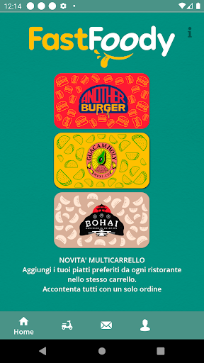 Android application FastFoody screenshort