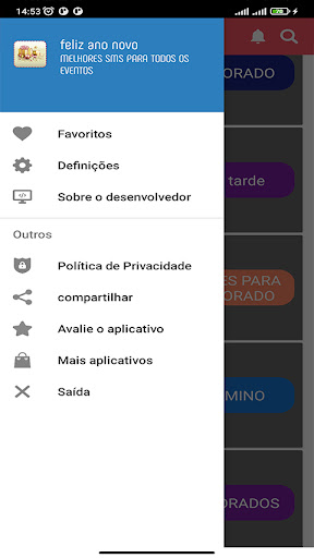 Android application feliz ano novo mensagens 2024 screenshort