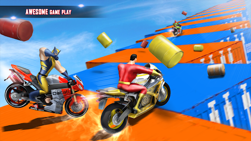 Superhero Bike Games Stunts 1.0.5 screenshots 11