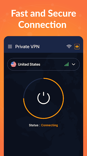 Android application Private VPN - Fast VPN Proxy screenshort