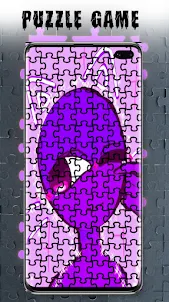 Purple Rainbow Friend Puzzle