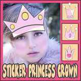 snap sticker princess crown icon
