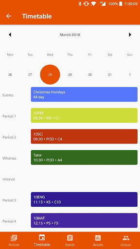 Android application K Plus screenshort