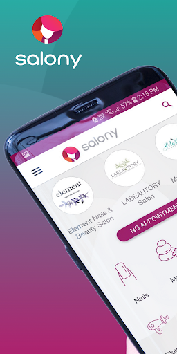 Android application Salony screenshort
