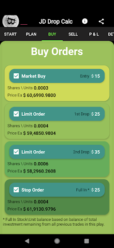 JDs Drop Buy Calc Screen 3