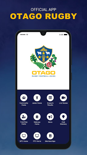 Android application Otago Rugby screenshort