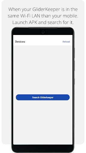 Android application GliderKeeper - WIFI screenshort