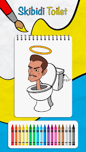 Coloring Skibidi Toilet