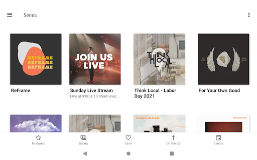 Screenshot of Lifegate App