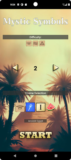 Android application Mystic Symbols screenshort