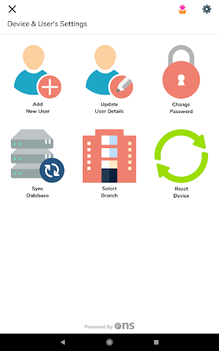 ONS Bio Attendance System Screen 2