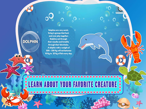 Learn Sea Animals Kids Games Screen 2