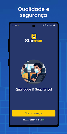 Android application Starmov Passageiro screenshort