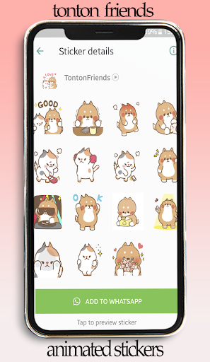 Tonton Animated Stickers for WhatsApp