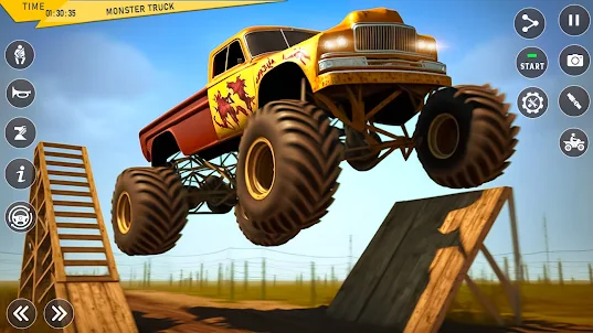 Monster Tuck Game: Car Stunt