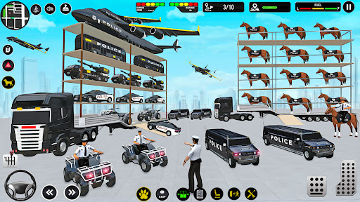 Android application Police Transports Car Parking screenshort