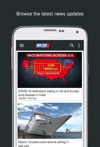 Screenshot of WLOX Local News