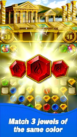 Game screenshot Jewel Olympus: Match 3 Puzzle mod apk