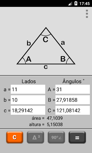 Visualização do aplicativo