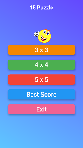 Android application 15 Puzzle screenshort