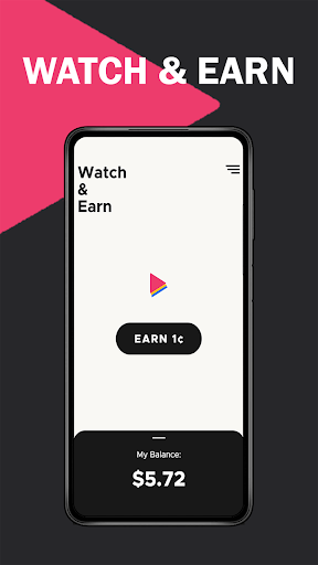 Android application PlayPeek - Watch & Earn Money screenshort