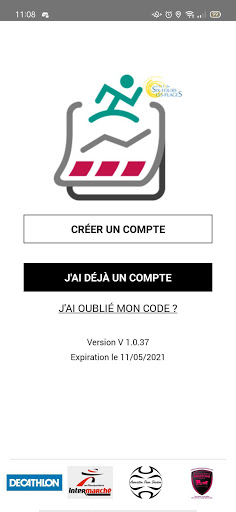 Android application Plan My Run Connecté screenshort