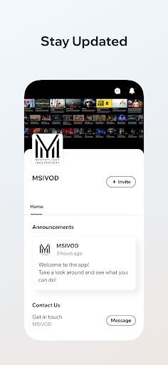 MSIVOD Screen 2