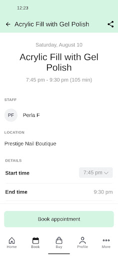 Prestige Nail Boutique Screen 3