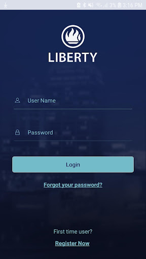 Android application Liberty Corporate screenshort