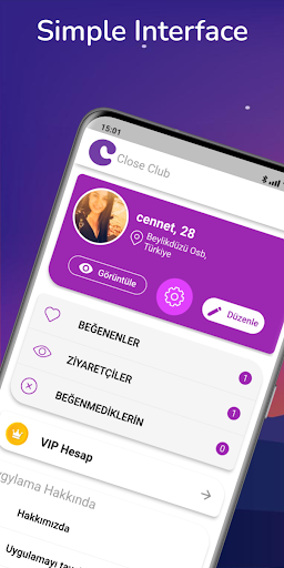 Android application Close Club - Find Love, Friend screenshort