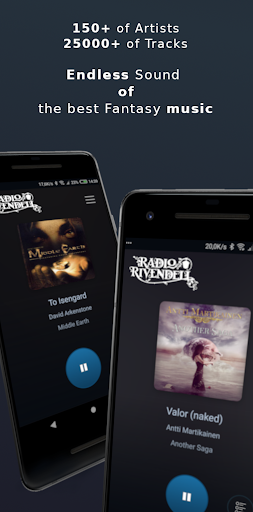 Android application RadioRivendell - Fantasy Music screenshort