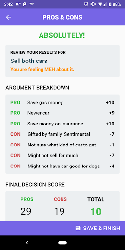 ?? PROS  CONS - Helps make decisions ⚖