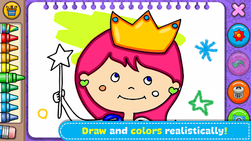 Princess Coloring Book & Games screenshots 1