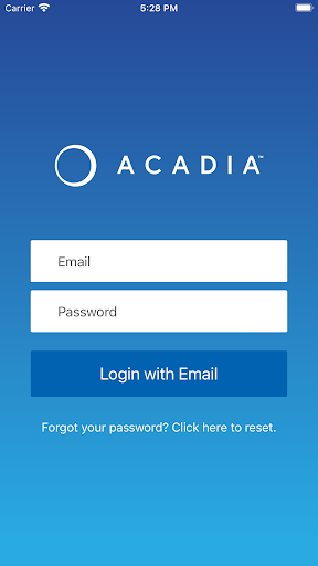 Android application Acadia Events screenshort