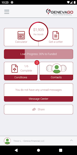 Android application GENEVA GO screenshort