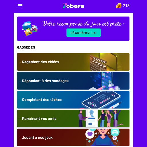 Yobera - Gagner de largent gr
