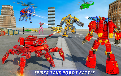 Spider Tank Robot Car Game u2013 Elephant Robot Game apkdebit screenshots 1