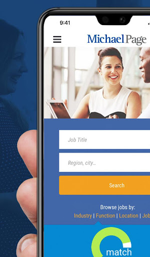Android application Michael Page US screenshort