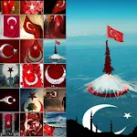 Cover Image of 下载 duvar kağıdı türc bayrağı  APK