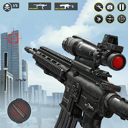Sniper 3d Gun Shooter Game: imaxe da icona