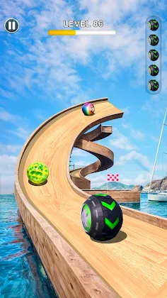 Rolling Ball Sky Escape - Screenshot 3