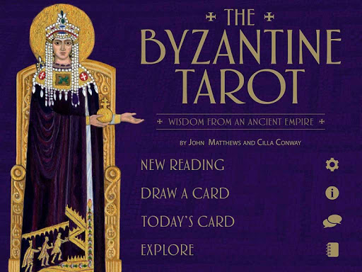 Screenshot of The Byzantine Tarot
