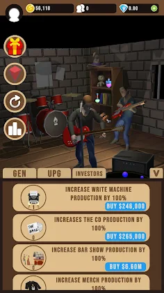 Idle Rockstar - Screenshot 1