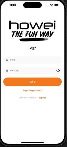 Android application Howei screenshort