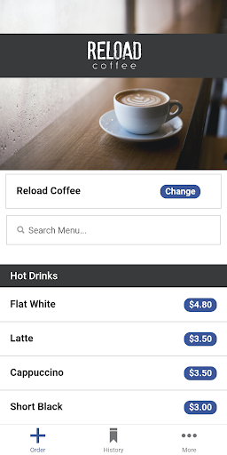 Reload Coffee Screen 3