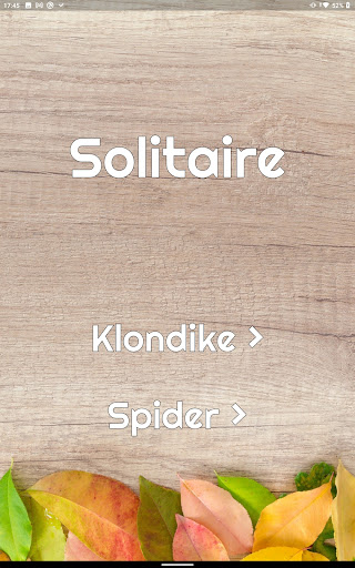 Android application Solitaire: Klondike, Spider screenshort