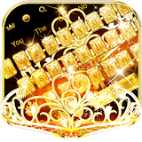 Gold Diamond Crown Keyboard Theme icon